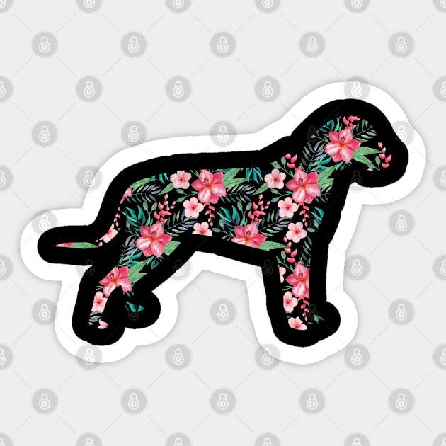 Floral Scottish Terrier mom design. Perfect present for mother dad friend him or her Sticker by SerenityByAlex